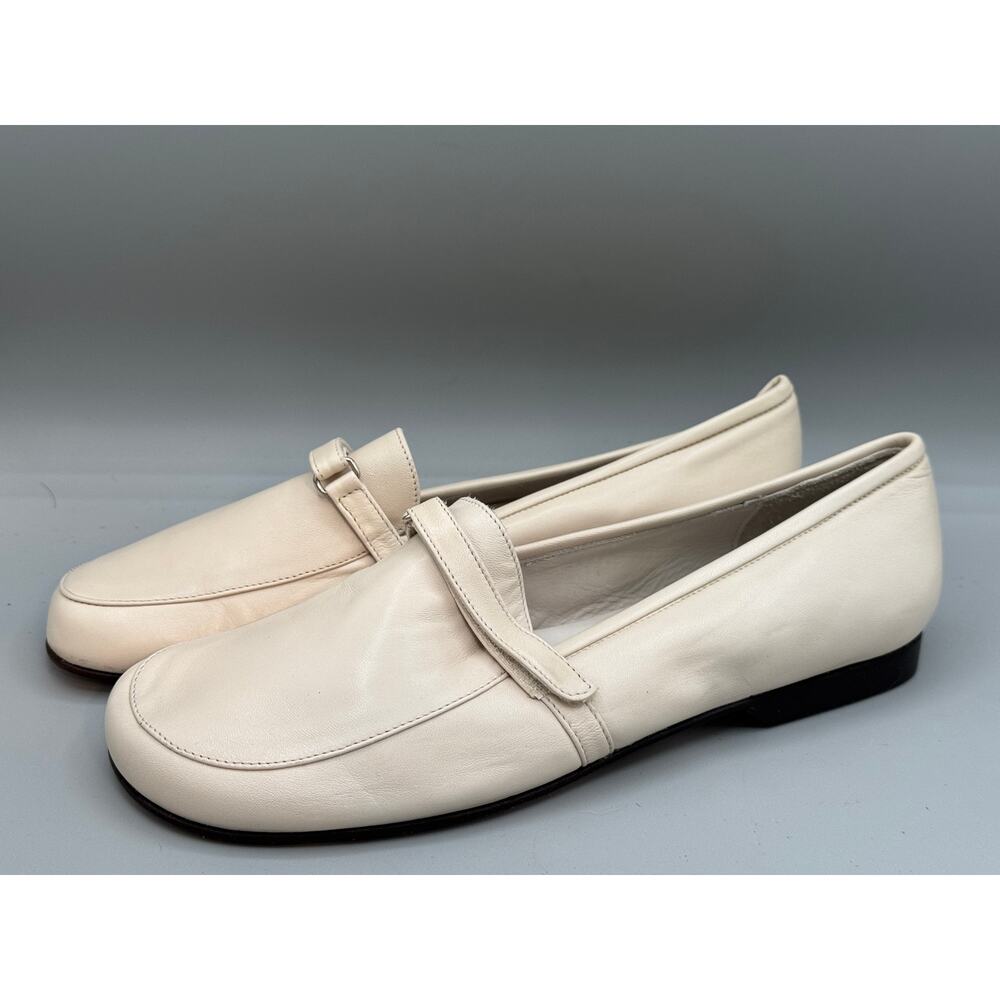 Country Road White Leather Loafers Shoes size 6 NEW